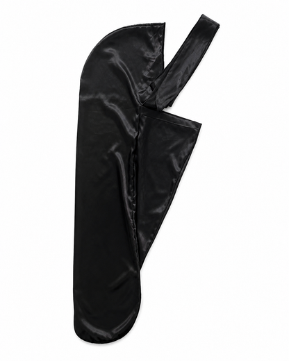 Double Du Satin Durag for Men | Premium Silky Wave Cap Headwrap for Locs, Braids, Waves & Overnight Hair Protection
